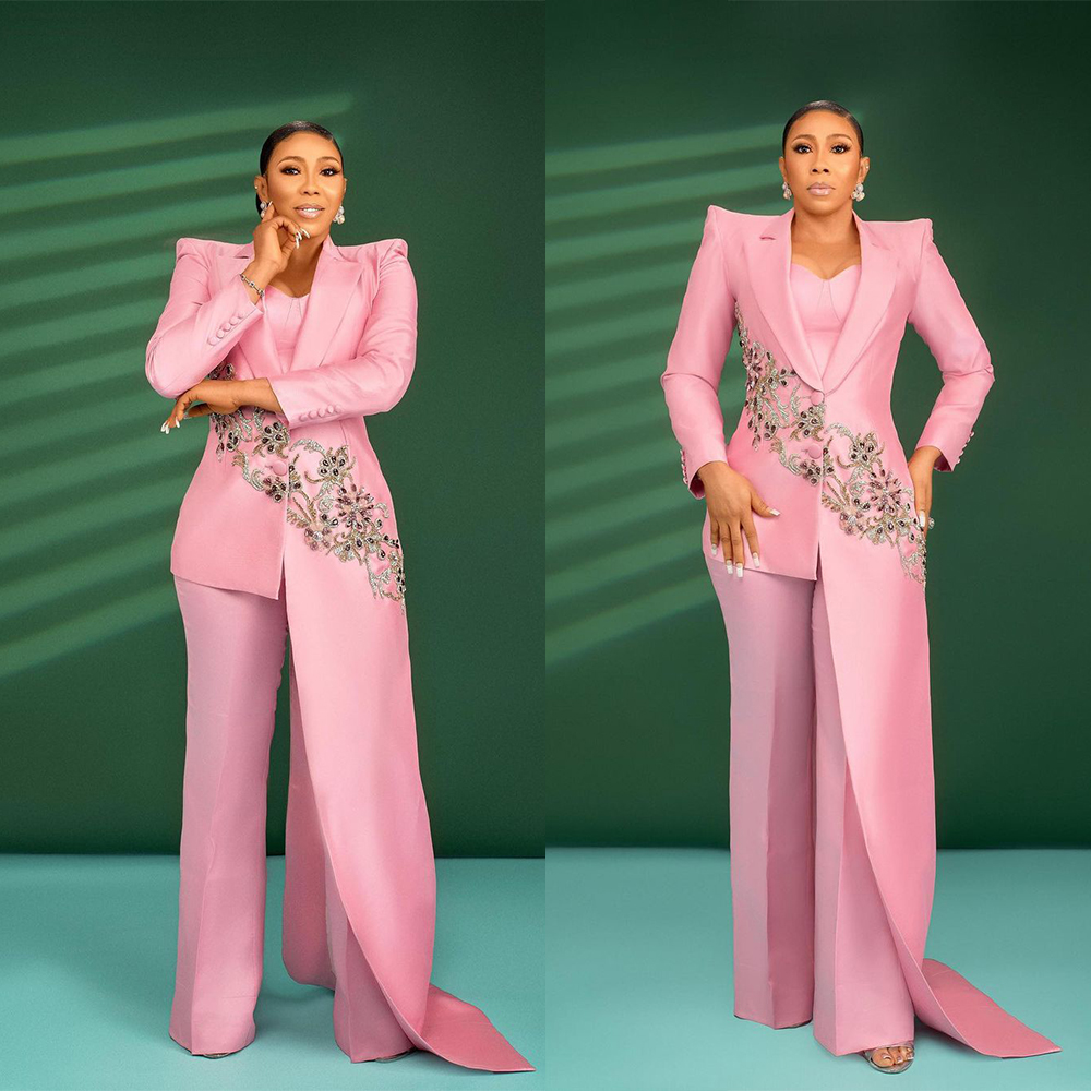 Hot Pink Red Carpet Fashion Women Pants Suits 2 Pieces Slim Fit Crystal Beads Prom Evening Party Wear
Hot Pink Red Carpet Fashion Women Pants Suits 2 Pieces Slim Fit Crystal Beads Prom Evening Party Wear