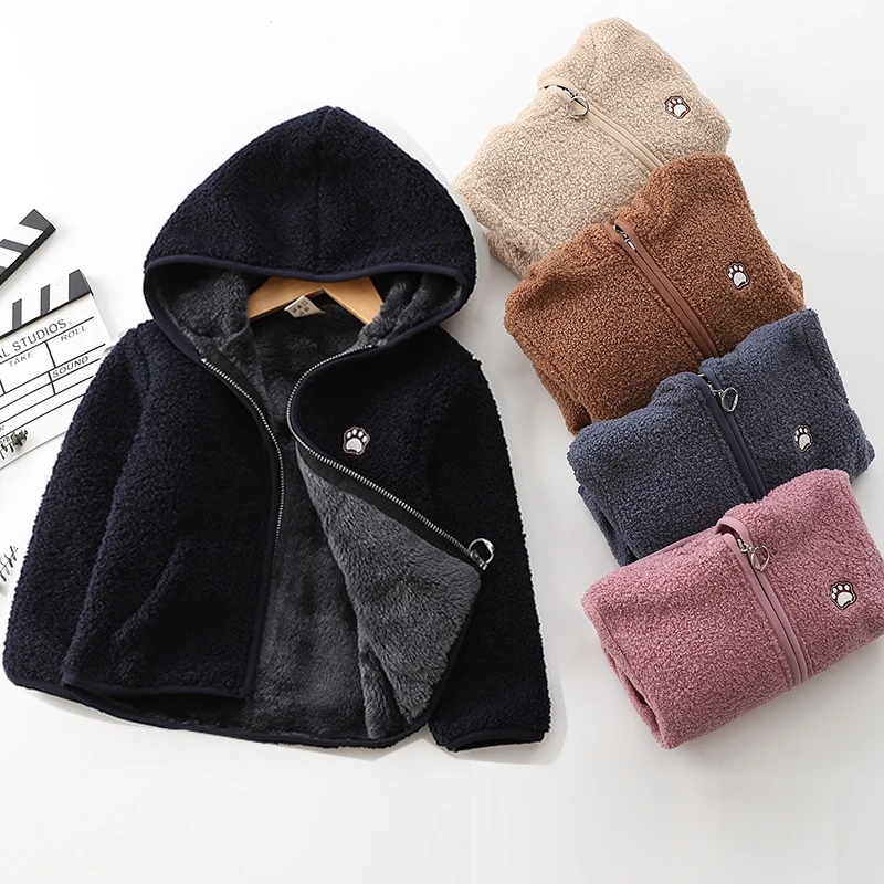 Autumn Winter Children Jacket Coral Fleece Hoodie Jacket For Girls Warm Coats Baby Clothes Girls Cartoon Clothing 2-8Y, Brown
Autumn Winter Children Jacket Coral Fleece Hoodie Jacket For Girls Warm Coats Baby Clothes Girls Cartoon Clothing 2-8Y, Brown