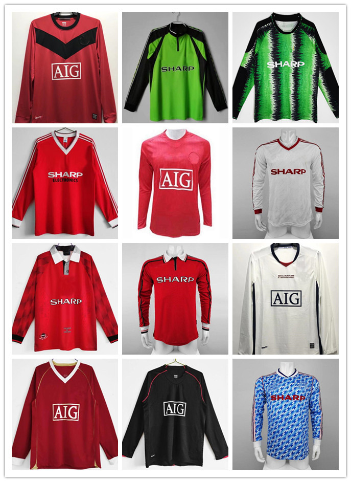 1998 Mancheste soccer jerseyr Schmeichel Retro United Long Sleeve Goalkeeper RONALDO BECKHAM CANTONA KEANE SCHOLES GIGGS FOOTBALL SHIRT, Customize
1998 Mancheste soccer jerseyr Schmeichel Retro United Long Sleeve Goalkeeper RONALDO BECKHAM CANTONA KEANE SCHOLES GIGGS FOOTBALL SHIRT, Customize