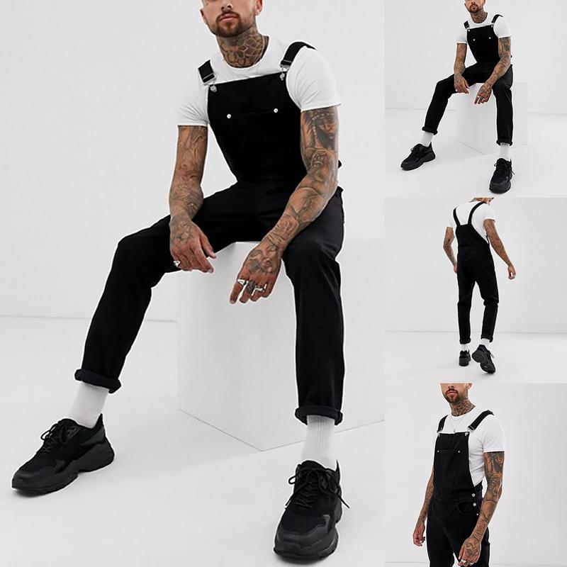 Men's Jeans Mens Pocket Overall Jumpsuit Streetwear Suspender PantsMen's, Black
Men's Jeans Mens Pocket Overall Jumpsuit Streetwear Suspender PantsMen's, Black
