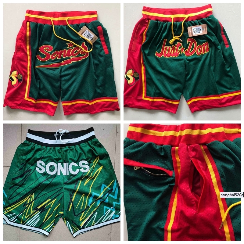 Seattle''SuperSonics''Men Basketball Shorts JUST DON Stitched Mitchell and Ness With Pocket Zipper Sweatpants Mesh Retro Sport PANTS S-3XL
Seattle''SuperSonics''Men Basketball Shorts JUST DON Stitched Mitchell and Ness With Pocket Zipper Sweatpants Mesh Retro Sport PANTS S-3XL
