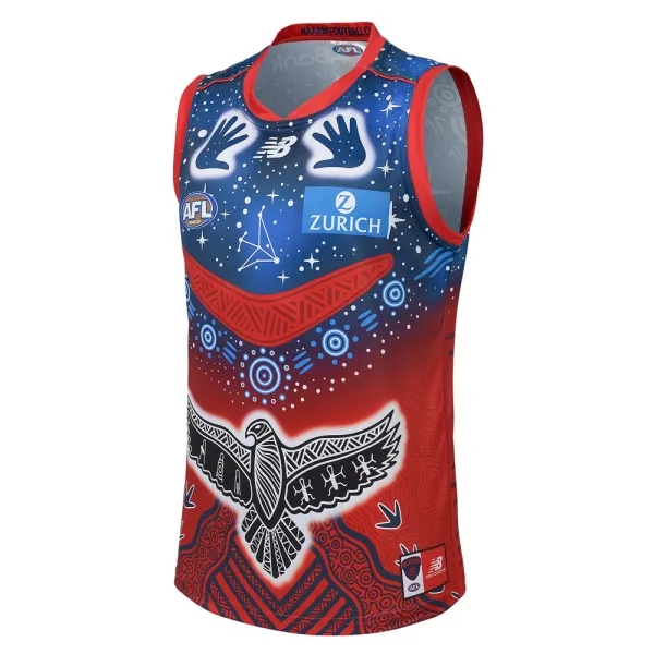 2022 MELBOURNE DEMONS AFL INDIGENOUS DREAMTIME GUERNSEY size -M-L-XL-2XL, Guernsey jersey 
2022 MELBOURNE DEMONS AFL INDIGENOUS DREAMTIME GUERNSEY size -M-L-XL-2XL, Guernsey jersey