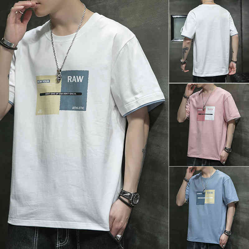 Summer short t-shirt men's sense half sleeve 2022 new trend tide brand ice silk pure cotton T-shirt top, White
Summer short t-shirt men's sense half sleeve 2022 new trend tide brand ice silk pure cotton T-shirt top, White
