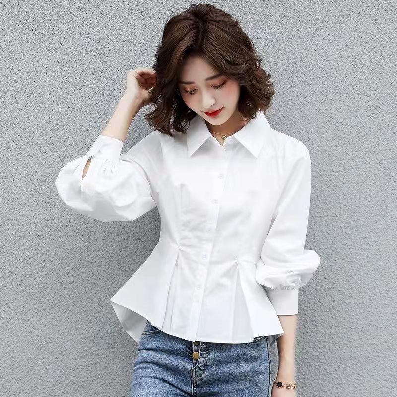 Women' Blouses & Shirts Ruffles Slim Women Shirt Button Long Sleeve Fashion Woman 2022 Office Lady White And For WomenWomen
Women' Blouses & Shirts Ruffles Slim Women Shirt Button Long Sleeve Fashion Woman 2022 Office Lady White And For WomenWomen