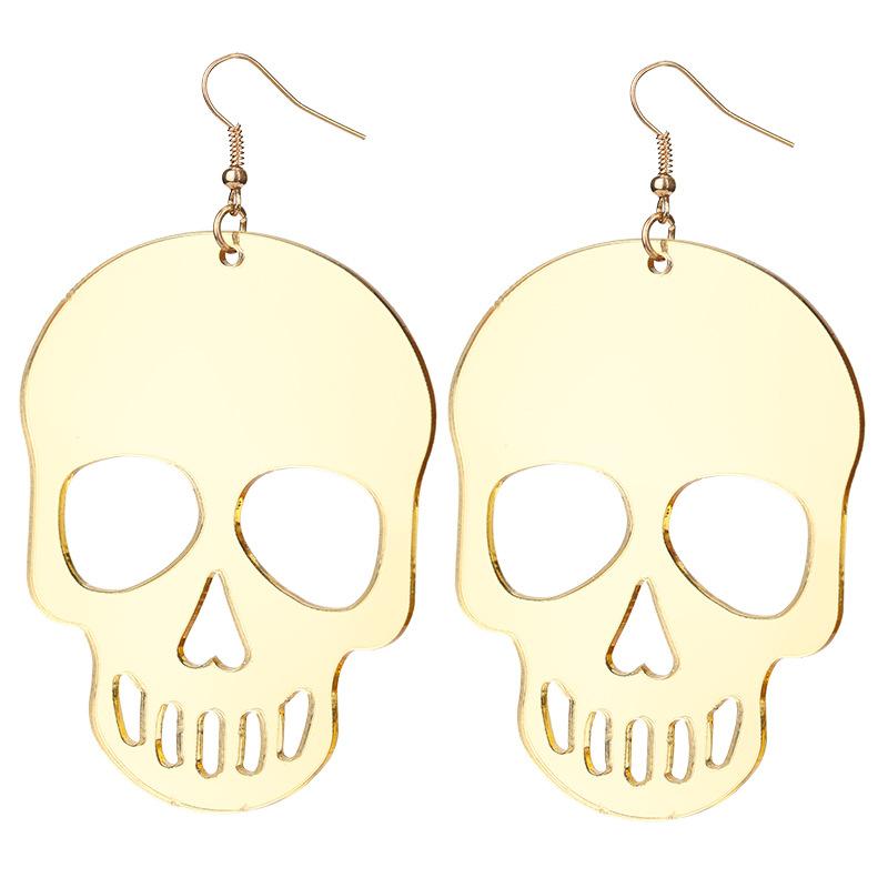 Dangle & Chandelier Korean Version Of Ins Punk Creative Skull Earrings Neutral Retro Trend Fashion Hip Hop Rock Party Halloween Gift Aaccess
Dangle & Chandelier Korean Version Of Ins Punk Creative Skull Earrings Neutral Retro Trend Fashion Hip Hop Rock Party Halloween Gift Aaccess