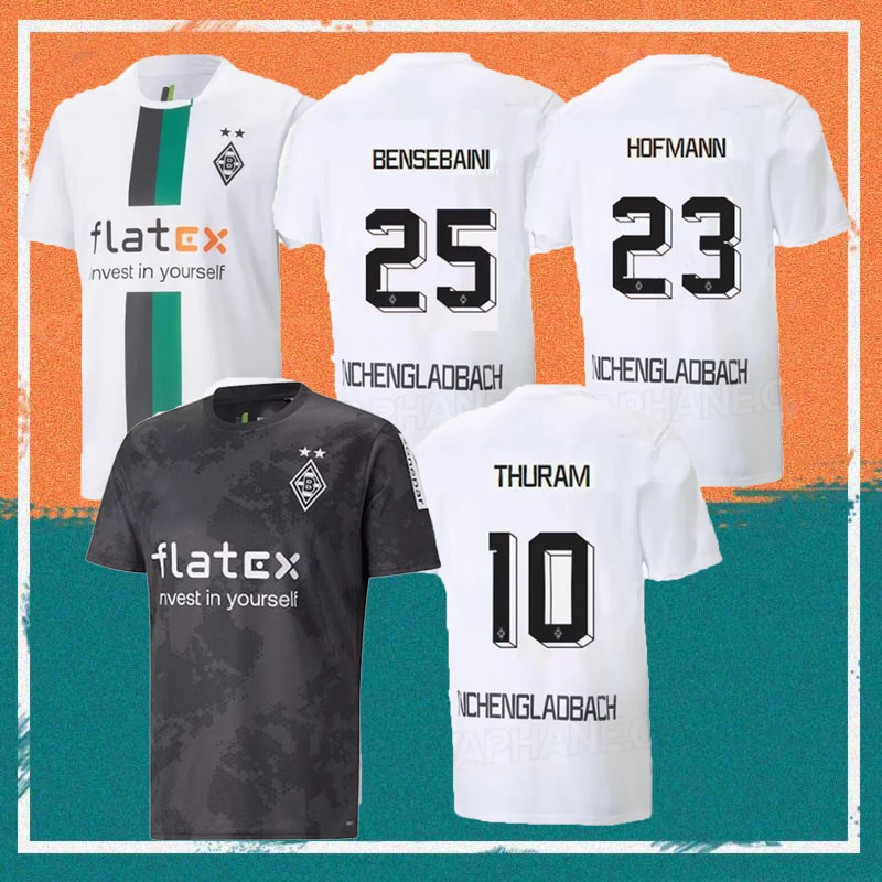 22/23 Borussia Monchengladbach Soccer Jerseys 2022 Home THURAM GINTER Maillots de Shirt RAFFAEL PLEA ELVEDI LAINER Football Uniform
22/23 Borussia Monchengladbach Soccer Jerseys 2022 Home THURAM GINTER Maillots de Shirt RAFFAEL PLEA ELVEDI LAINER Football Uniform