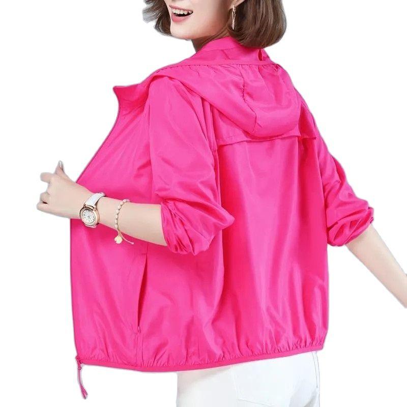 Women's Jackets Sun Protection Clothing Summer Thin Ladies Coat 2022 Middle-Aged Women's UV Outside Take Loose Breathable JacketWomen's, Rose red
Women's Jackets Sun Protection Clothing Summer Thin Ladies Coat 2022 Middle-Aged Women's UV Outside Take Loose Breathable JacketWomen's, Rose red