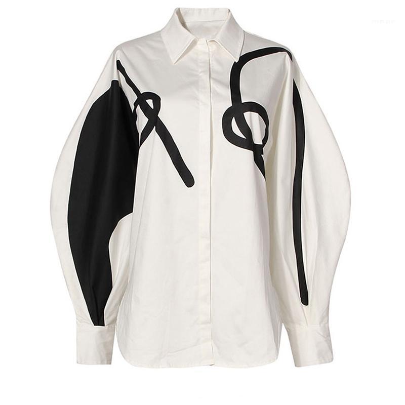 Women Graffiti Shirt Colorblock Lantern Sleeve Oversize Loose Blouse Tops Women' Blouses & Shirts
Women Graffiti Shirt Colorblock Lantern Sleeve Oversize Loose Blouse Tops Women' Blouses & Shirts