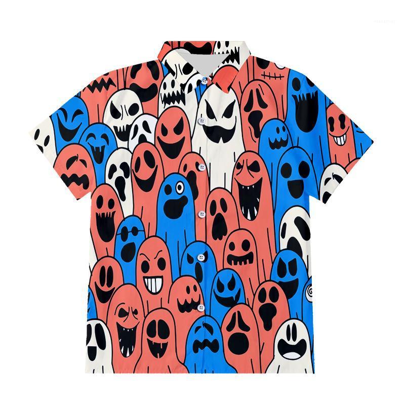 Men's Casual Shirts Beachwear 3D Printed Halloween Terror Grimace Cool Summer Short Sleeve Button Shirt Drop Wholesale Oversized 6XL
Men's Casual Shirts Beachwear 3D Printed Halloween Terror Grimace Cool Summer Short Sleeve Button Shirt Drop Wholesale Oversized 6XL