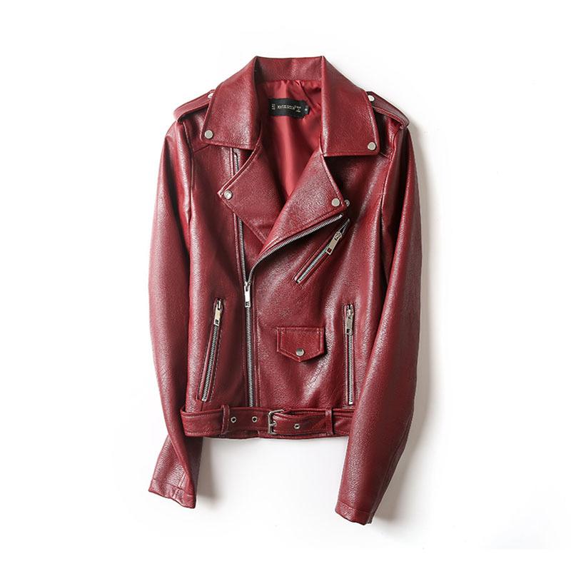 Women' Leather & Faux Korean Women Wine Red PU Coat Casual Slim Short Motorcycle Biker Jacket Long Sleeve Spring Autumn FashionWomen, Black
Women' Leather & Faux Korean Women Wine Red PU Coat Casual Slim Short Motorcycle Biker Jacket Long Sleeve Spring Autumn FashionWomen, Black
