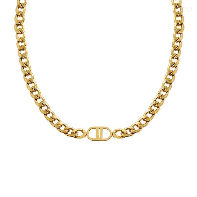 Pendant Necklaces Luxury Stainless Steel Jewelry Personality Letter D Thick Chain Necklace For Women Hip Hop Bracelet Female Gift Morr22
Pendant Necklaces Luxury Stainless Steel Jewelry Personality Letter D Thick Chain Necklace For Women Hip Hop Bracelet Female Gift Morr22