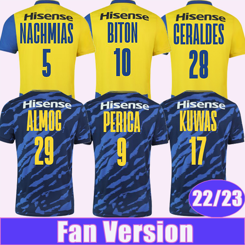 22 23 Maccabi Tel Aviv Mens Soccer Jerseys NACHMIAS PERICA BITON KUWAS YEINI GERALDES Home Away Football Shirt Short Adult Uniforms, Qm9664 22 23 home no patch
22 23 Maccabi Tel Aviv Mens Soccer Jerseys NACHMIAS PERICA BITON KUWAS YEINI GERALDES Home Away Football Shirt Short Adult Uniforms, Qm9664 22 23 home no patch