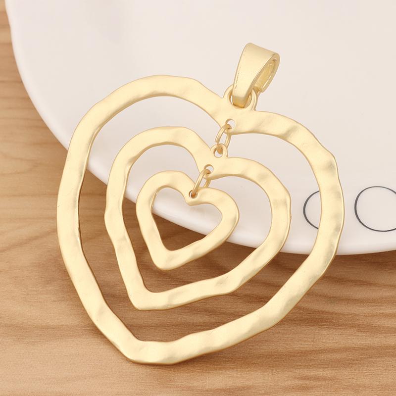 Pendant Necklaces Piece Matte Gold Large Hollow Open Hearts Charms Pendants For Necklace Jewellery Making Accessories 80x67mmPendant
Pendant Necklaces Piece Matte Gold Large Hollow Open Hearts Charms Pendants For Necklace Jewellery Making Accessories 80x67mmPendant