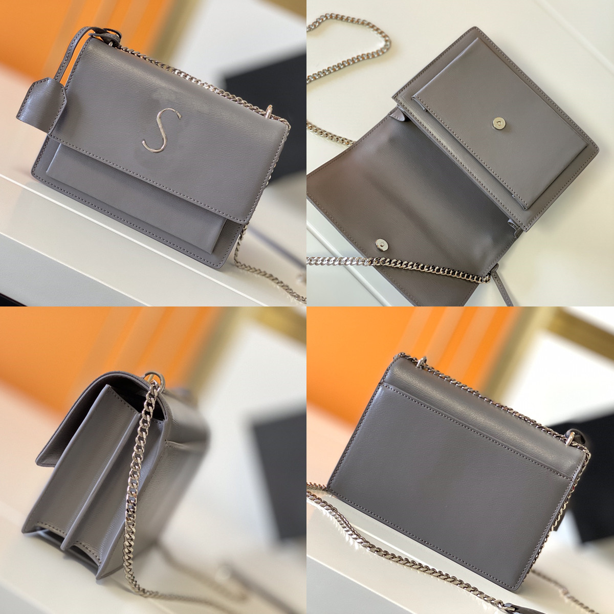 Topquality women's men's leather postman bag handbag envelope Fashion Shoulder Bag Wallet luxury designer original single handbags, Khaki+silver buckle
Topquality women's men's leather postman bag handbag envelope Fashion Shoulder Bag Wallet luxury designer original single handbags, Khaki+silver buckle