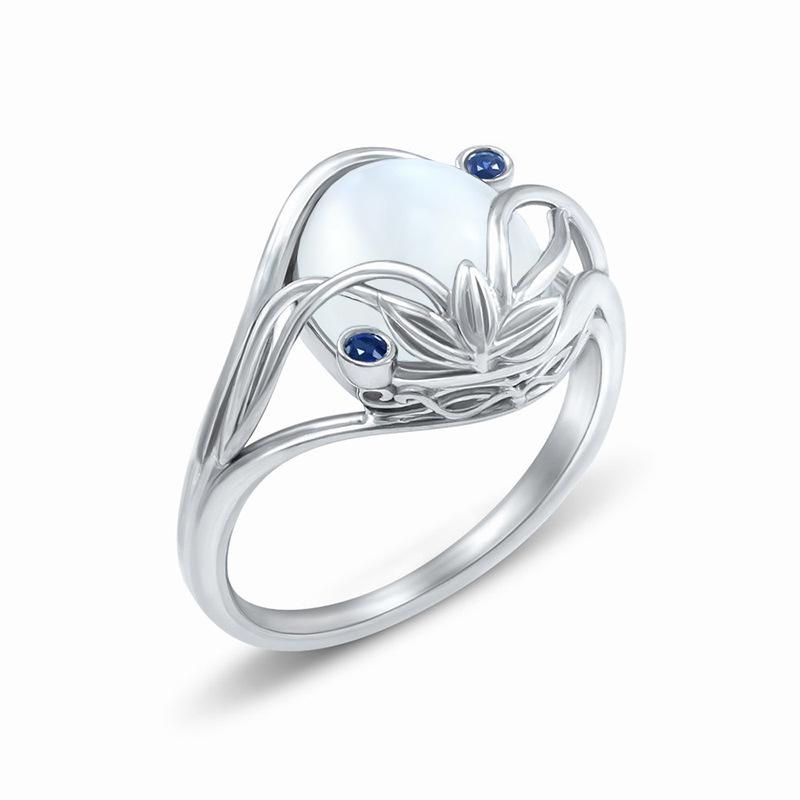 Wedding Rings Vintage Female White Pearl Hollow Ring Classic Silver Color Engagement Dainty Blue Zircon Stone For Women
Wedding Rings Vintage Female White Pearl Hollow Ring Classic Silver Color Engagement Dainty Blue Zircon Stone For Women