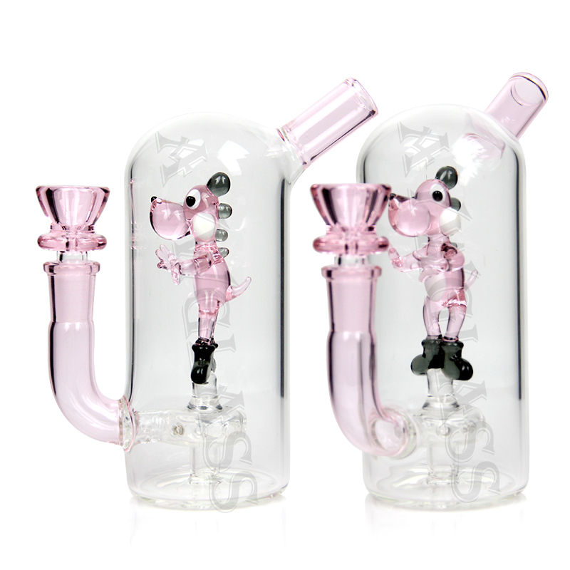 6.5 inches Mini Glass Bong Dab Rig Smoke Water Pipe Hookah Smoking Pipe Pink Dinosaur Perc 14 mm Bowls Bubbler Recycler Tobacco Bongs Hand Pipes Oil Rigs
6.5 inches Mini Glass Bong Dab Rig Smoke Water Pipe Hookah Smoking Pipe Pink Dinosaur Perc 14 mm Bowls Bubbler Recycler Tobacco Bongs Hand Pipes Oil Rigs