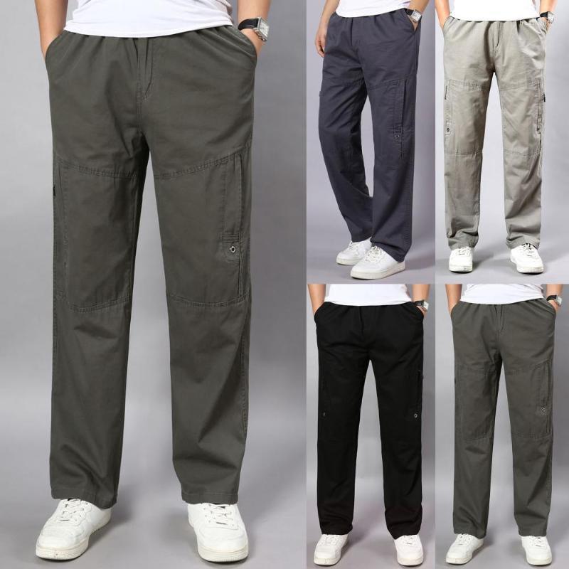 Men's Pants Cargo Solid Color Multi Pockets Trousers Loose Zipper Closure Men Overalls Straight Joggers Homme Plus SizeMen's Heat22, Black
Men's Pants Cargo Solid Color Multi Pockets Trousers Loose Zipper Closure Men Overalls Straight Joggers Homme Plus SizeMen's Heat22, Black