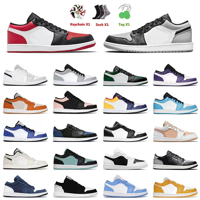 Jumpman 1 1s Low Basketball Shoes with Box Men Women Boy UNC University Blue Court Purple Triple Chicago Mens Outdoor Sport Trainers Sneakers, 44
Jumpman 1 1s Low Basketball Shoes with Box Men Women Boy UNC University Blue Court Purple Triple Chicago Mens Outdoor Sport Trainers Sneakers, 44