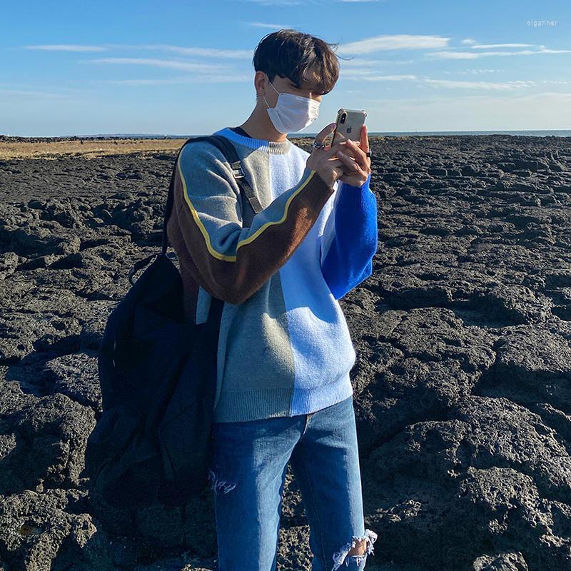 Men's Sweaters Men Autumn Winter Fashion Warm Sweater Tops Stitching O-neck Pullover Male Loose Casual Knitted Jumpers G262Men's Olga22, Blue
Men's Sweaters Men Autumn Winter Fashion Warm Sweater Tops Stitching O-neck Pullover Male Loose Casual Knitted Jumpers G262Men's Olga22, Blue