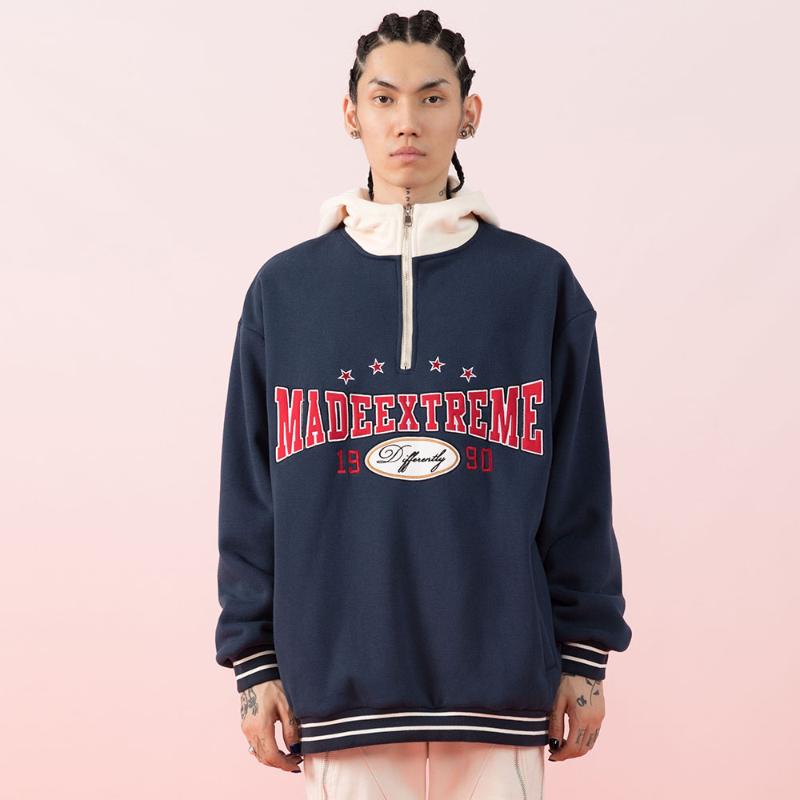 Men's Down & Parkas Fleece Cotton Clothes Hooded Winter Men Clothing Letters Half Zipper Korean Fashion Coats Streetwear Hip Hop JacketsMen', Beige
Men's Down & Parkas Fleece Cotton Clothes Hooded Winter Men Clothing Letters Half Zipper Korean Fashion Coats Streetwear Hip Hop JacketsMen', Beige