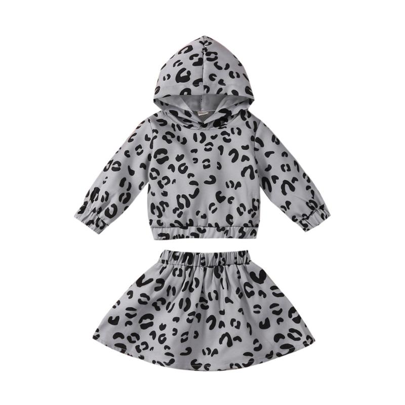 Clothing Sets Toddler Girls 2Pcs Fall Outfits Casual Long Sleeve Leopard Print Hoodie Skirt Set 1-6TClothing, As pic 
Clothing Sets Toddler Girls 2Pcs Fall Outfits Casual Long Sleeve Leopard Print Hoodie Skirt Set 1-6TClothing, As pic