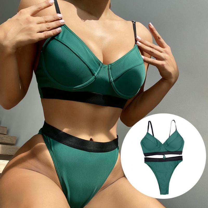 Women' Swimwear Women Swimsuit Lightweight Spaghetti Strap Summer BikiniWomen, Army green
Women' Swimwear Women Swimsuit Lightweight Spaghetti Strap Summer BikiniWomen, Army green