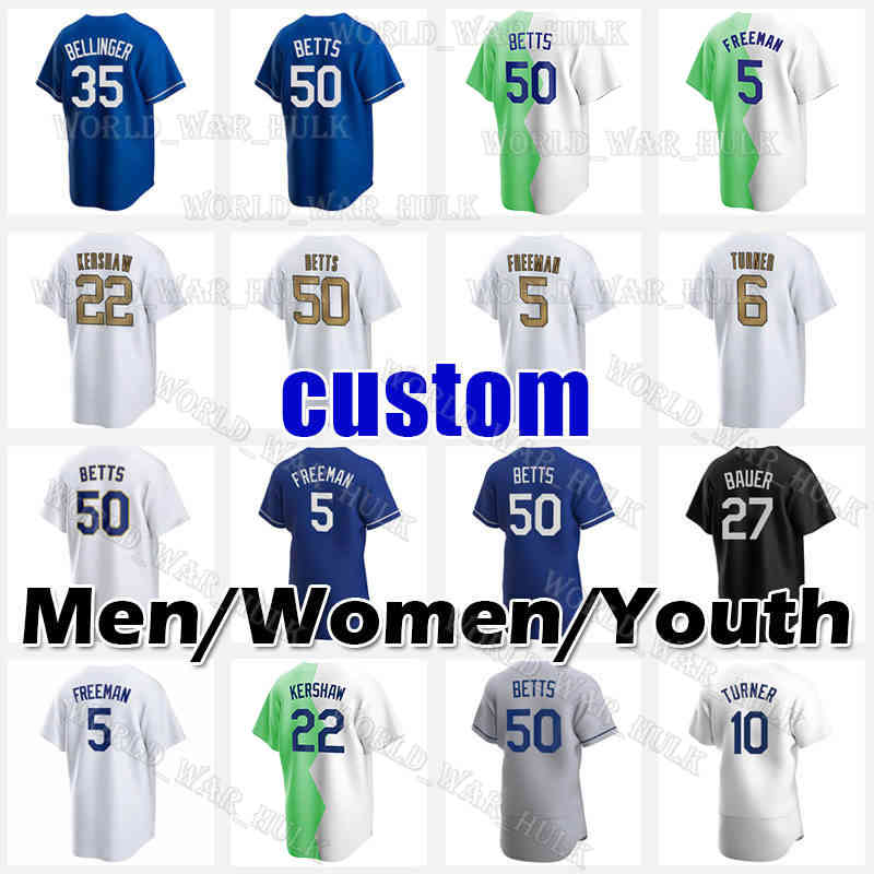 50 Mookie Betts Jersey 5 Freddie Freeman 35 Cody Bellinger Baseball 2022 Trevor Bauer Walker Buehler Clayton Kershaw Trea Dodgers Justin Turner Max Muncy Julio Urias, Men custom cool base(d q)+patch
50 Mookie Betts Jersey 5 Freddie Freeman 35 Cody Bellinger Baseball 2022 Trevor Bauer Walker Buehler Clayton Kershaw Trea Dodgers Justin Turner Max Muncy Julio Urias, Men custom cool base(d q)+patch