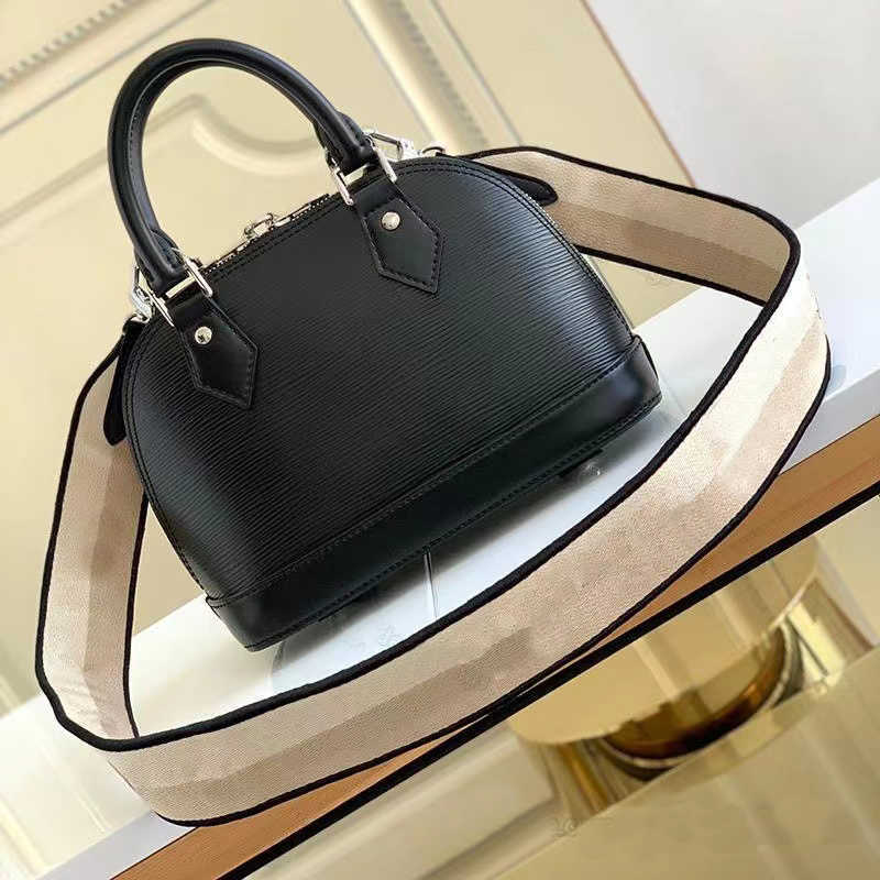Vintage Leather bag Alma BB Water Ripple Shoulders Cross body Shell Jacq Embroidery Handbag Designer bag Totes
Vintage Leather bag Alma BB Water Ripple Shoulders Cross body Shell Jacq Embroidery Handbag Designer bag Totes