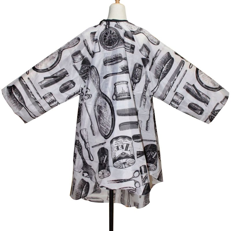 Barber Haircut Cloak Waterproof Hairdresser Cape with Sleeves Salon Apron For Hairstylist Profe0ssional Hairdressing Accessories 220621