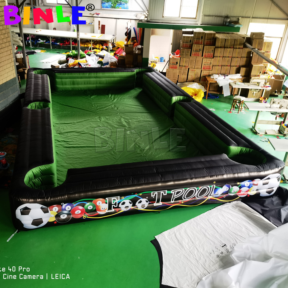 Hot Selling Human Inflatable Snooker Football/Soccer Table Pool Portable Snookball Funny Indoor Outdoor Sport Games