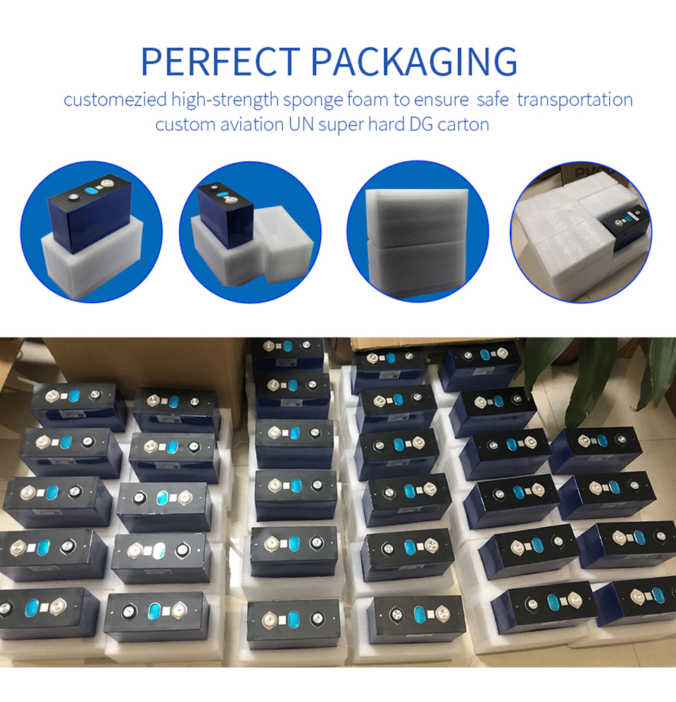Grade A 3.2V 280AH Lifepo4 Battery Cell For Golf Cart Baterias De Litio Solar Bateri Prismatic Lithium Iron Phosphate Battery