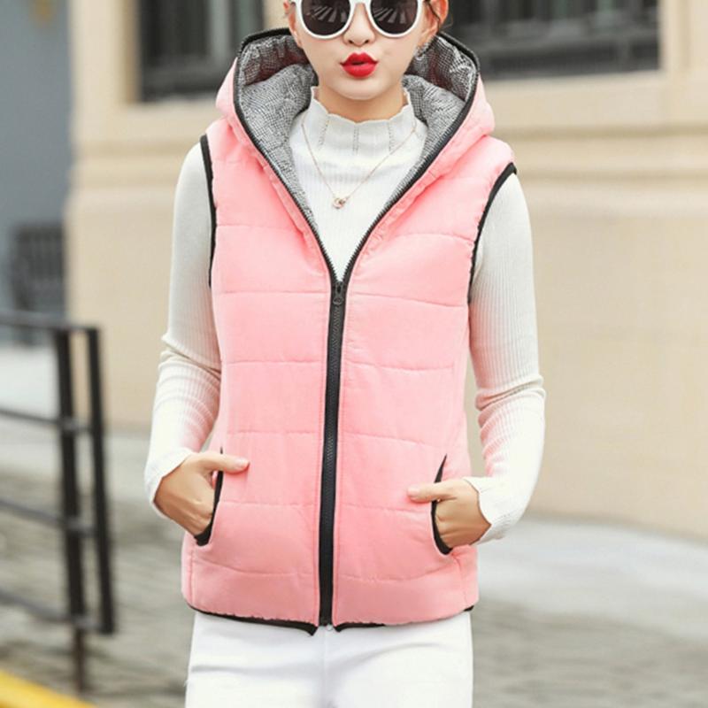 Women's Jackets Womens Solid-Color Hooded Vest For Women In A Short Cotton-Padded Jacket Outerwear WomenWomen's, Black
Women's Jackets Womens Solid-Color Hooded Vest For Women In A Short Cotton-Padded Jacket Outerwear WomenWomen's, Black