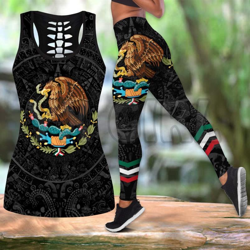 Women' Two Piece Pants Aztec Mexico Combo Tank Top Legging 3D Printed Outfit Yoga Fitness WomenWomen, Top-2
Women' Two Piece Pants Aztec Mexico Combo Tank Top Legging 3D Printed Outfit Yoga Fitness WomenWomen, Top-2