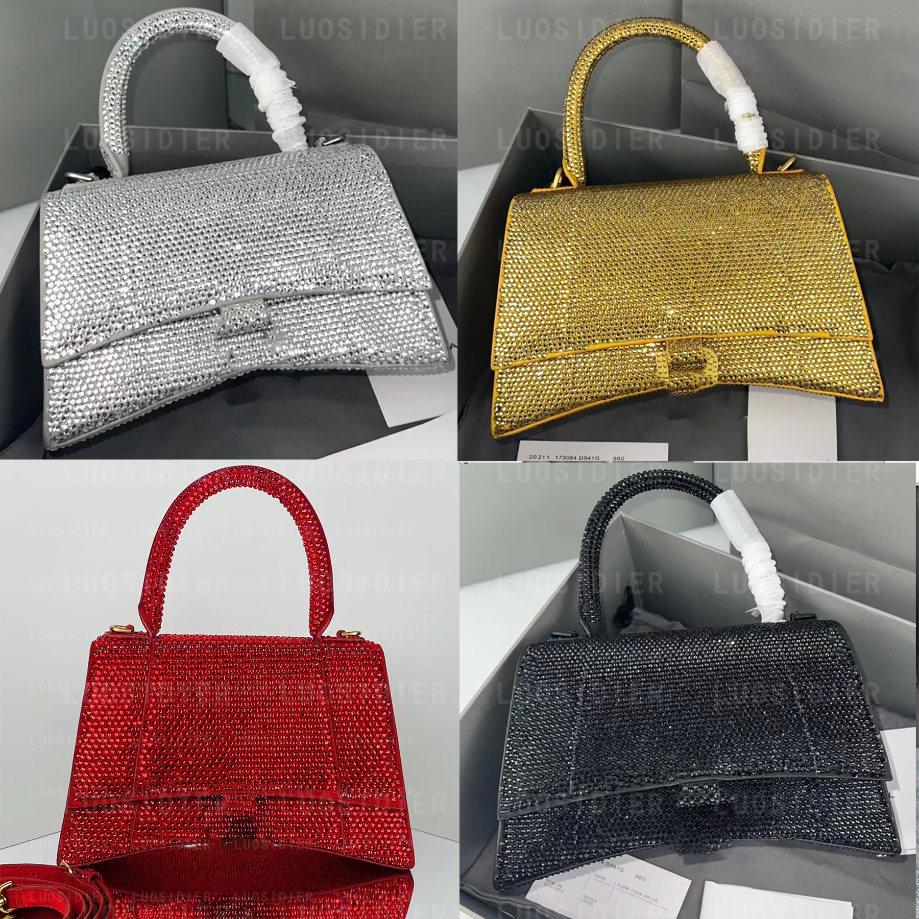 HOURGLASS XS handbag crossbody rhinestone bag grey suede calfskin bag silver hardware handbags designer luxury wallet pouch purse top quality K92Q#, Customize
HOURGLASS XS handbag crossbody rhinestone bag grey suede calfskin bag silver hardware handbags designer luxury wallet pouch purse top quality K92Q#, Customize