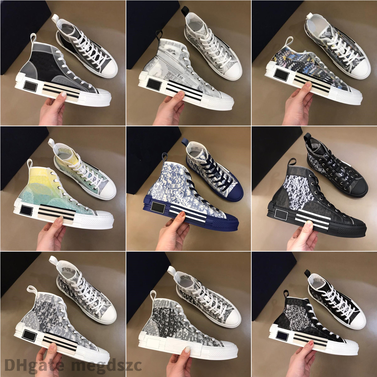 Designer B23 Shoes Oblique Technology Trainers Sneakers Casual Shoes High Low Sneaker White Black Canvas Men Women Breathable Outdoor 35-44, 20
Designer B23 Shoes Oblique Technology Trainers Sneakers Casual Shoes High Low Sneaker White Black Canvas Men Women Breathable Outdoor 35-44, 20