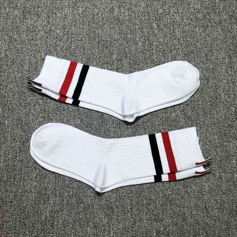 Tb Thom Men Cotton Socks Pair Large Size Breathable Long Summer Quality Luxury Stockings Mid-tube Striped, 1pair black
Tb Thom Men Cotton Socks Pair Large Size Breathable Long Summer Quality Luxury Stockings Mid-tube Striped, 1pair black