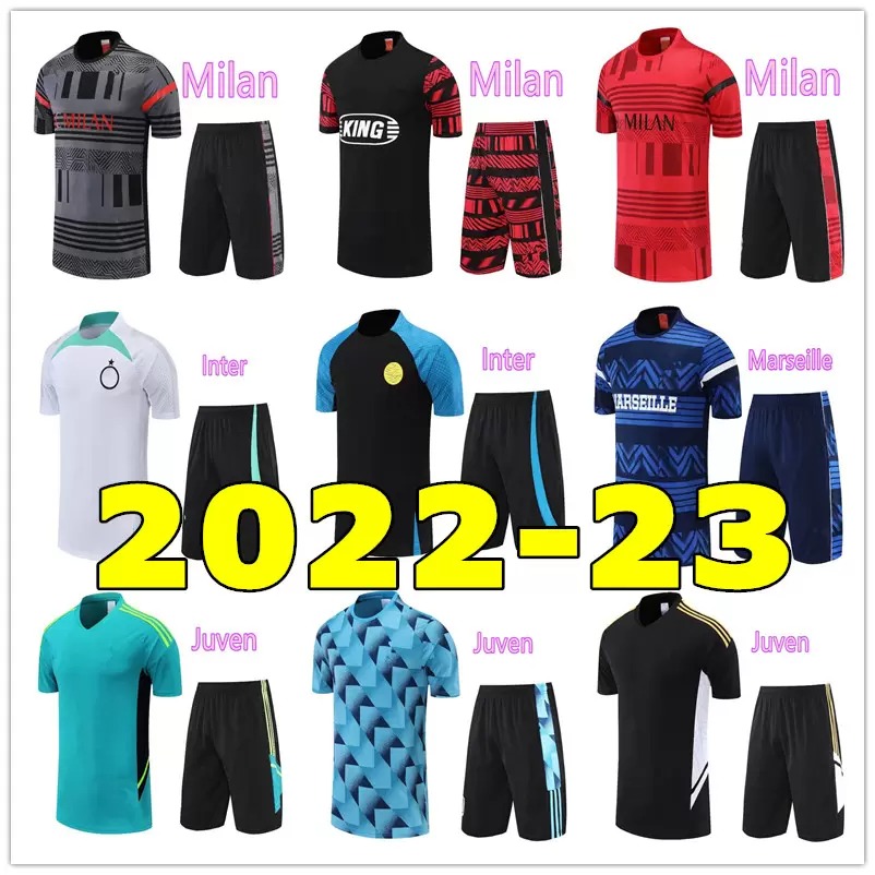 2022 2023 Men's Tracksuits Milanes Soccer training suit survetement 22 23 Serieing Club football tracksuit short sleeve uniform
2022 2023 Men's Tracksuits Milanes Soccer training suit survetement 22 23 Serieing Club football tracksuit short sleeve uniform