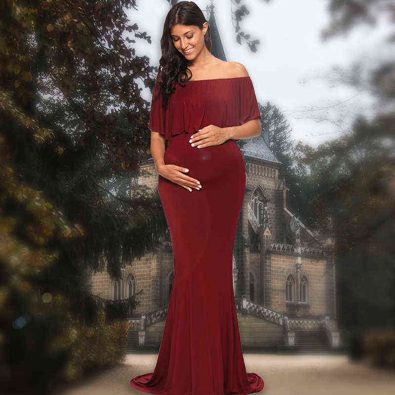 Pink Off Shoulder Long Sleeve Photography Maternity Dresses Fitted Sheath Pregnancy Dress Photo Shoot Evening party dresses G220418, Pic
Pink Off Shoulder Long Sleeve Photography Maternity Dresses Fitted Sheath Pregnancy Dress Photo Shoot Evening party dresses G220418, Pic