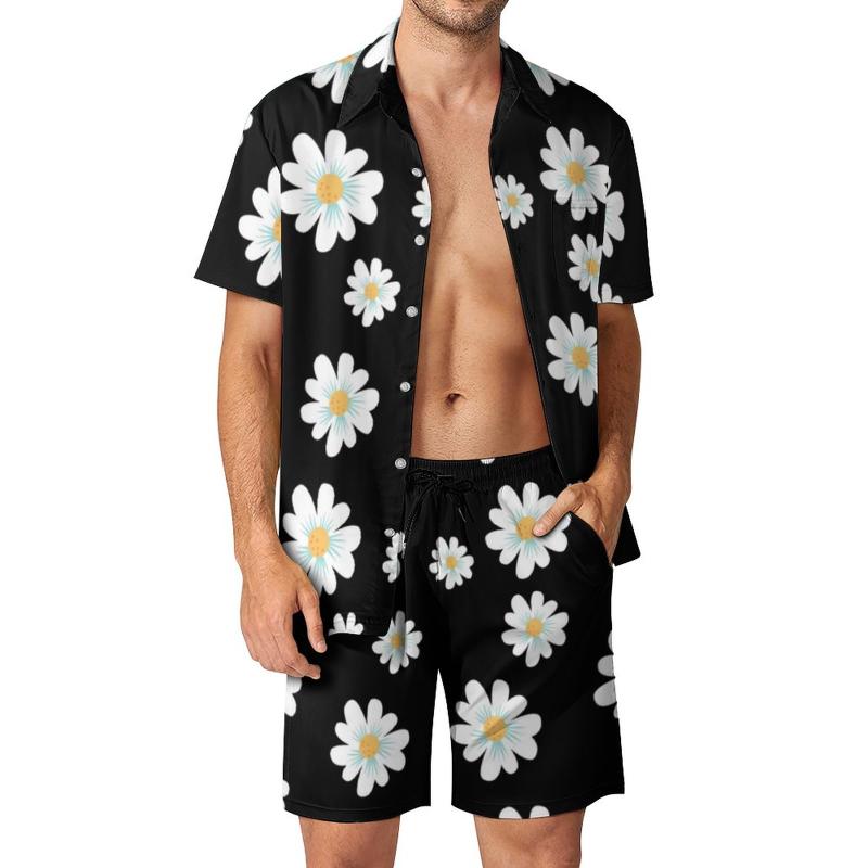 Men's Tracksuits Beautiful Daisy Men Sets Daisies Flowers Print Casual Shorts Beach Shirt Set Trending Custom Suit Short-Sleeve Big Size Clo, Style-13
Men's Tracksuits Beautiful Daisy Men Sets Daisies Flowers Print Casual Shorts Beach Shirt Set Trending Custom Suit Short-Sleeve Big Size Clo, Style-13