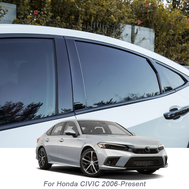 6PCS PVC Car Window Center Pillar Sticker Trim Anti-Scratch Film For Honda CIVIC 2012-Present Auto External Accessories, 16-20
6PCS PVC Car Window Center Pillar Sticker Trim Anti-Scratch Film For Honda CIVIC 2012-Present Auto External Accessories, 16-20