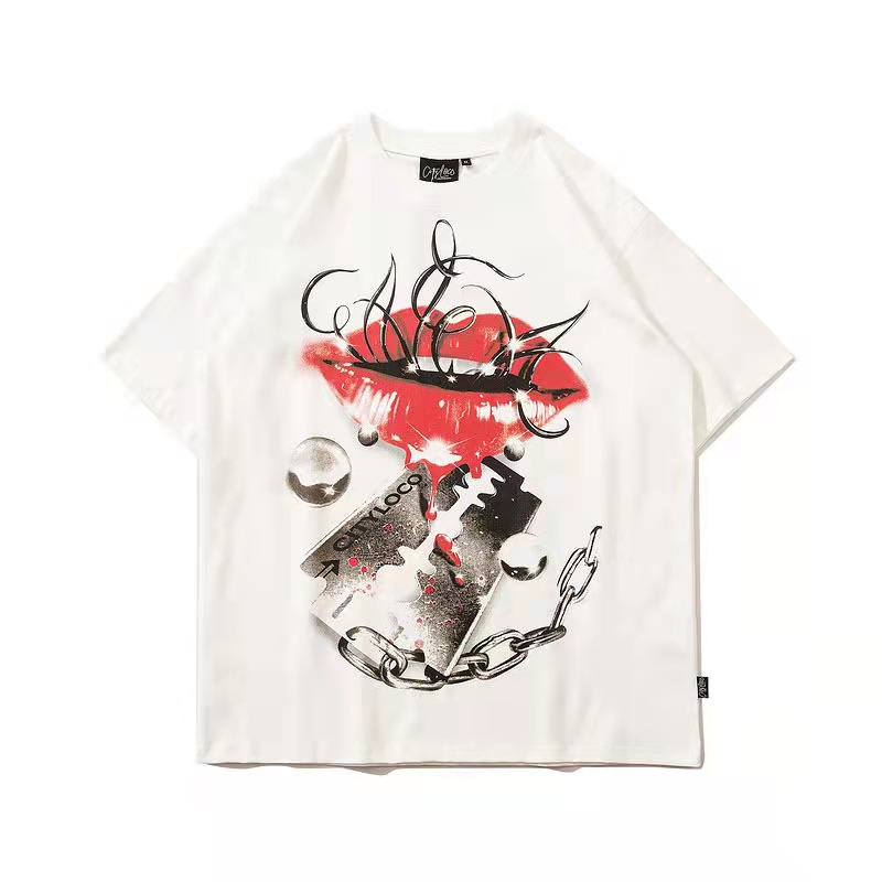 t shirts European and American street trend rock letter printing loose t-shirt men women hip hop half sleeve round neck OS Casual Short Sleeve summer, As shown in the figure
t shirts European and American street trend rock letter printing loose t-shirt men women hip hop half sleeve round neck OS Casual Short Sleeve summer, As shown in the figure
