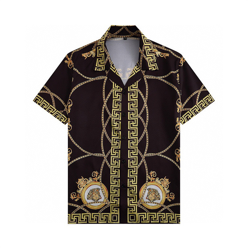 European and American fashion Men's Shirts designers luxury new classic medusa court letters printing a variety of style trend loose leisure men and women large A006
European and American fashion Men's Shirts designers luxury new classic medusa court letters printing a variety of style trend loose leisure men and women large A006