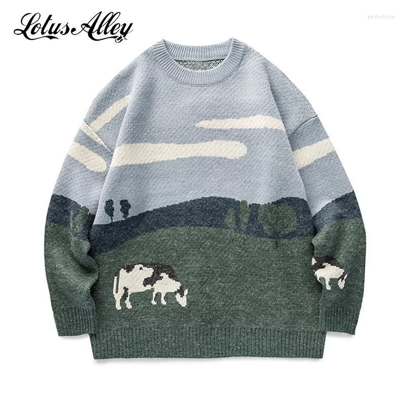 Men's Sweaters Harajuku Cow Print Mens Jumper Long Sleeve Knitted Sweater 2022 Casual Pullovers Thin Loose Spring Autumn Couple Clothes Perf, Orange
Men's Sweaters Harajuku Cow Print Mens Jumper Long Sleeve Knitted Sweater 2022 Casual Pullovers Thin Loose Spring Autumn Couple Clothes Perf, Orange