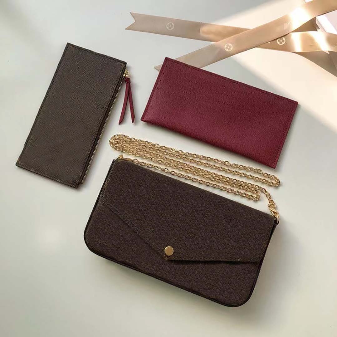 Designer Shoulder Bags Mini Bag Fashion Ladies POCHETTE FÉLICIE Handbags Metal Hardware Chain Bags 3 in 1 Crossbody Bagss High Quality Wallets, Brown alphabet pattern
Designer Shoulder Bags Mini Bag Fashion Ladies POCHETTE FÉLICIE Handbags Metal Hardware Chain Bags 3 in 1 Crossbody Bagss High Quality Wallets, Brown alphabet pattern