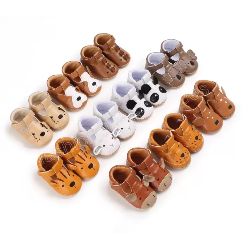 Baby Toddler First Walkers Girls Summer cartoon animals Soft Sole Flat Spring Autumn infant shoes