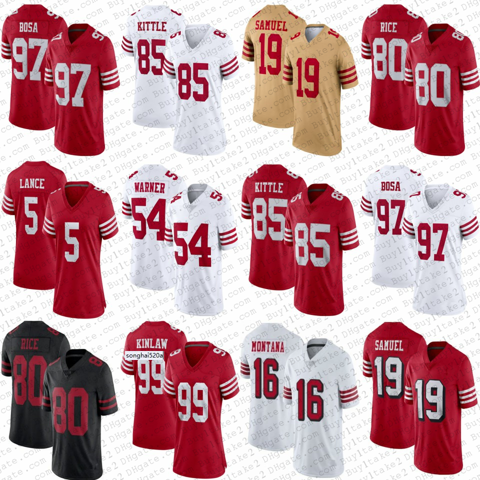 19 Deebo Samuel 97 Nick Bosa San''Francisco''49ers''Football 85 George Kittle Jersey Jerry Rice''nfl''Jersey, Mens
19 Deebo Samuel 97 Nick Bosa San''Francisco''49ers''Football 85 George Kittle Jersey Jerry Rice''nfl''Jersey, Mens