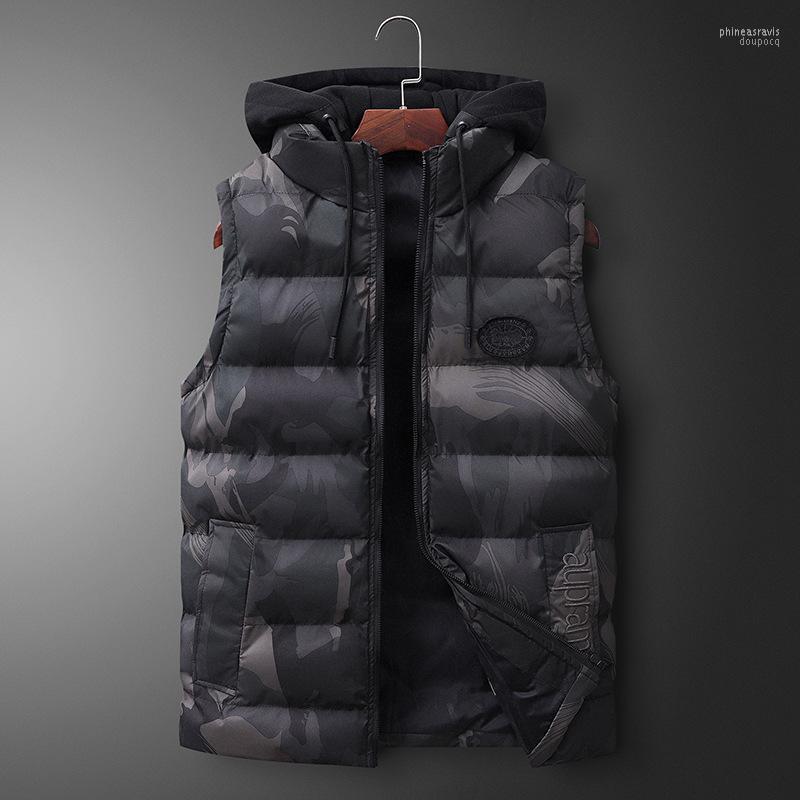 Men's Vests Cotton Padded Hooded Vest Coats Men Thick Warm Waistcoats Clothing Winter Casual Down 7xl Phin22, Black
Men's Vests Cotton Padded Hooded Vest Coats Men Thick Warm Waistcoats Clothing Winter Casual Down 7xl Phin22, Black