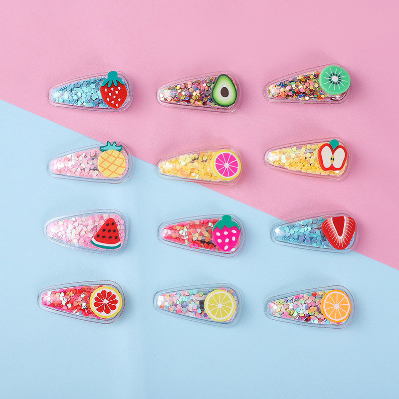 New Children's Princess Hair Clip Cute Baby Flower Duck Clip Girl Broken Bobby Pin Child Barrettes Gifts