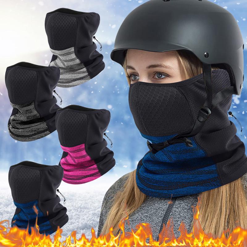 Bandanas Cold Winter Full Face Mask Fleece Head Neck Warmer Thermal Cycling Balaclava Sport Ski Bicycle Snowboard Black Scarf Men Women
Bandanas Cold Winter Full Face Mask Fleece Head Neck Warmer Thermal Cycling Balaclava Sport Ski Bicycle Snowboard Black Scarf Men Women