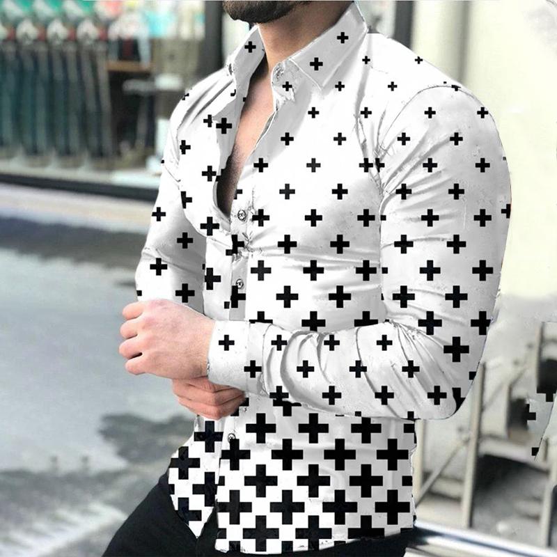 Men's Casual Shirts Men's Shirt Long Sleeve Gradient Color Polka Dot Print Oversized Autumn Men Dress Camisa Button Lapels Collar TopMen
Men's Casual Shirts Men's Shirt Long Sleeve Gradient Color Polka Dot Print Oversized Autumn Men Dress Camisa Button Lapels Collar TopMen